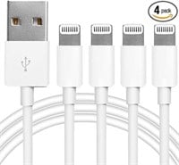 4Pack Original [Apple MFi Certified] Charger