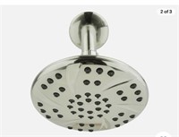Brushed nickle shower head-zone 192