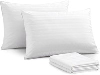 puredown® Goose Feather Down Bed Pillows for