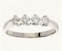 .25 Ct Diamond Wedding Band Ring 14 Kt