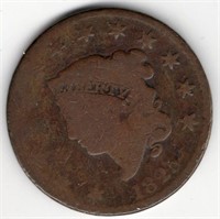 1825 Coronet Head Cent