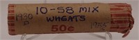 1910-1958 Mixed Wheat Cents