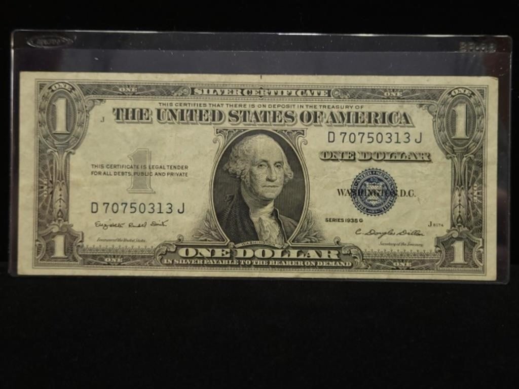 $1 1935G SILVER CERTIFICATE (VF)