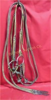 Bridle: D-Ring Hinge Snaffle Leather Headstall