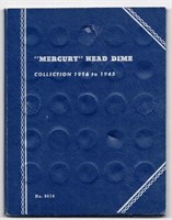 (74) Mercury Dime Set Missing the 1916-D, 1921-D