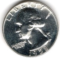 1958 Washington Quarter Proof