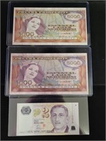 FOREIGN CURRENCY NOTES