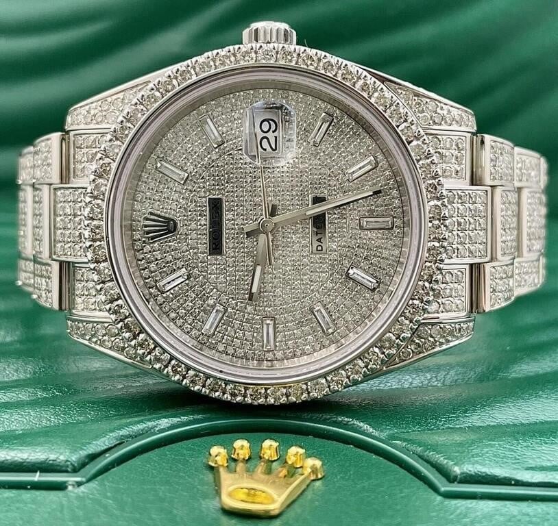 Rolex Datejust II 41 MM 13ct Diamond Watch