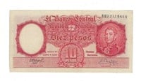 Argentina Nota 10 Peso 1961 Replacement Note.RA2