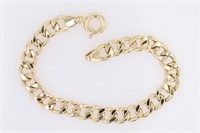 18 Kt Yellow Gold Fancy Link Bracelet