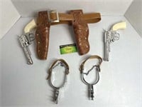 Pony Boy toy Guns with Holster and Spurs