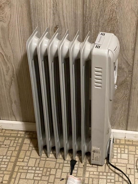 Electric radiator type heater