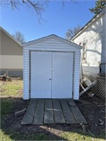 16'x8'  shed with vinyl siding