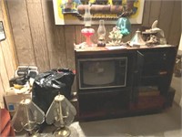 TV / stereo cabinet  & all contents