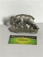 Hand crafted Solid Pewter Ram