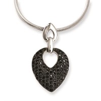 Sterling Silver Austrian Crystal Design Necklace