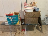 Miscellaneous boxes and Outdoor Tables