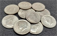 (11) 1971 Kennedy Half Dollars