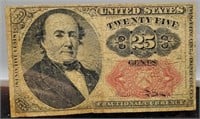 Twenty-Five Cent Fractional Currency Note