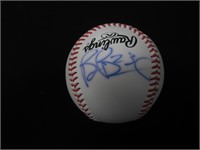 Ben Broussard Signed Baseball FSG COA