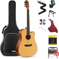 Donner 41â€ Acoustic Guitar Bundle for Beginners