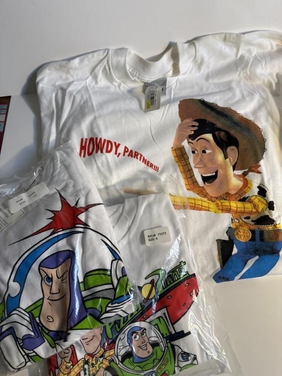 New Old Stock Toy Story T-Shirts Brand new w tags