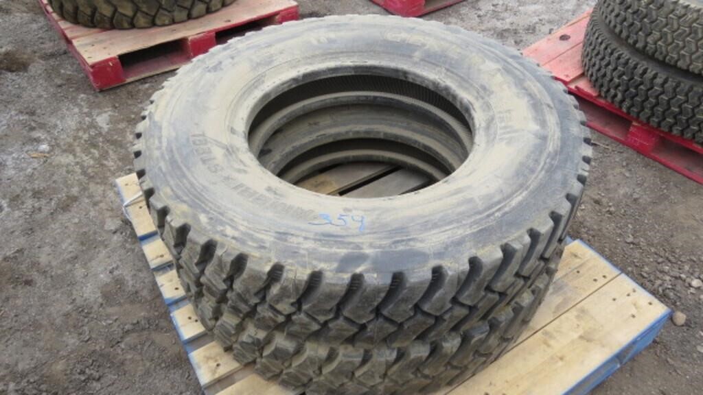 2 8.25 R20 Recapped Tires
