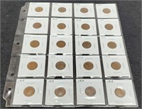 (20) 1913 Lincoln Cents In 2x2