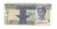 Ghana 2 Cedis 1982(6.3.1982)REPLACEMENT.RG4