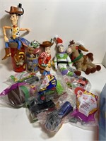 Huge lot of New Old Stock Toy Story items in box