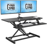 G-PACK PRO Standing Desk Converter Adjustable up