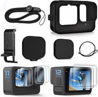 FitStill Black Silicone Sleeve Case for Go Pro