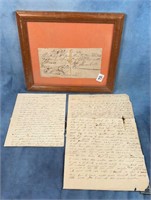 1819, 1823 & 1824 Handwritten Letters