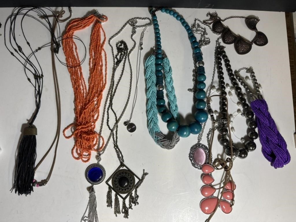 50% Off Large lot of brand new jewelry necklaces.
