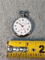 Delweaco 17 Jewel 1.25" Pocket Watch .79oz.