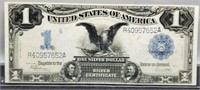 1899 $1 Black Eagle Note Unc. Extra Nice