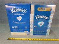 2- Packs of Kleenex's (4-boxes per pack)