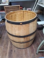 Wooden Whiskey Barrel-23t x 18w-no lid