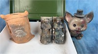 Variety Ceramic Figurines & Box