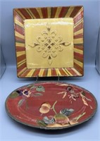 Octavia Hill and Clay Art Serving Platters