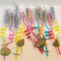 Crazy Pop Straws with Candy \ Q 12