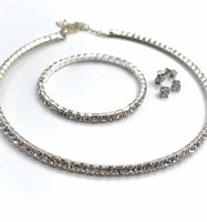 Swarovski elements 3 piece jewelry set