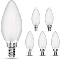 Dimmable LED Candelabra Bulb Warm White, 2700k