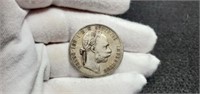 1885 Austria 1 Florin 90% Silver/12.3 G
