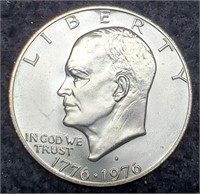 1976-S Type 1 Silver Ike Dollars BU