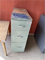 Wood 3 Dr. Base Cabinet, 11x23x34"T