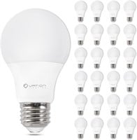 VATION A19 LED Light Bulbs 3000K Warm White, 60