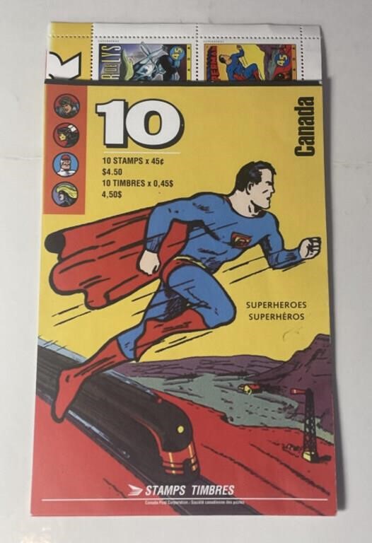 Canada Post Series of Canada Super Heros Stamps