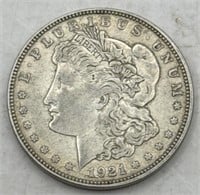 (JJ) 1921 Silver Morgan 1 Dollar Coin