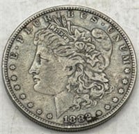 (JJ) 1882 Silver Morgan 1 Dollar Coin